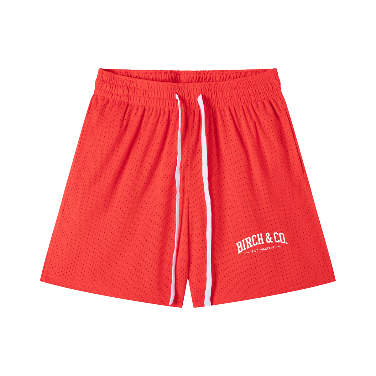 Birch & Co. Essential Mesh Drawstring Shorts