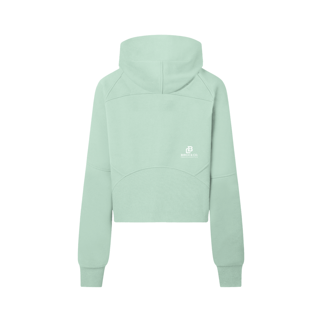 Cropped Half-Zip Hoodie