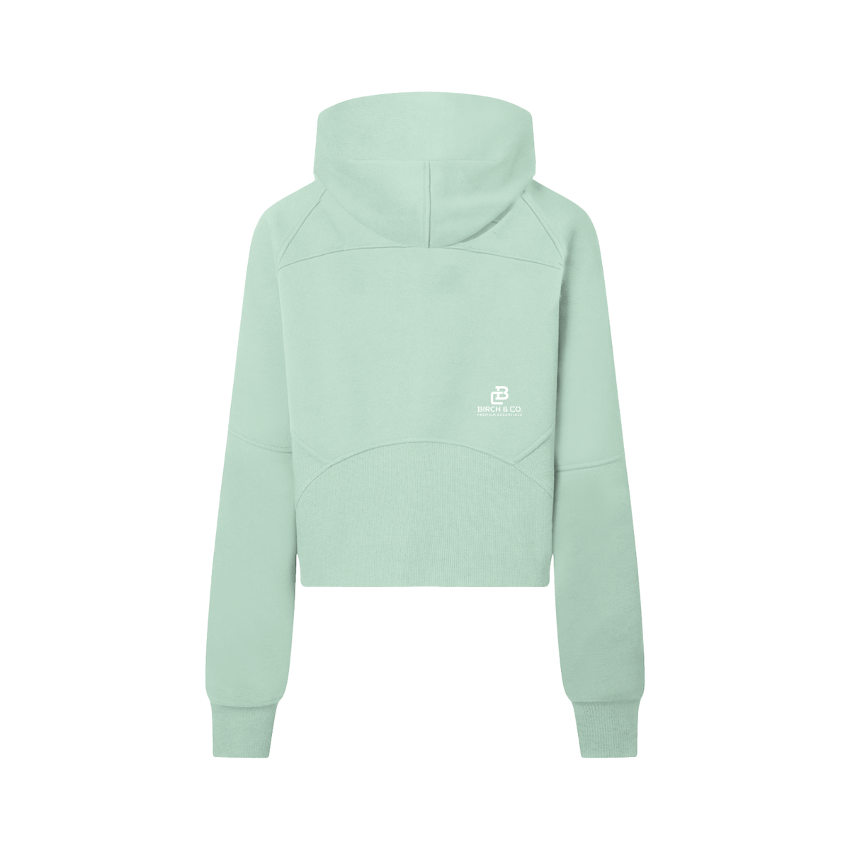 Cropped Half-Zip Hoodie