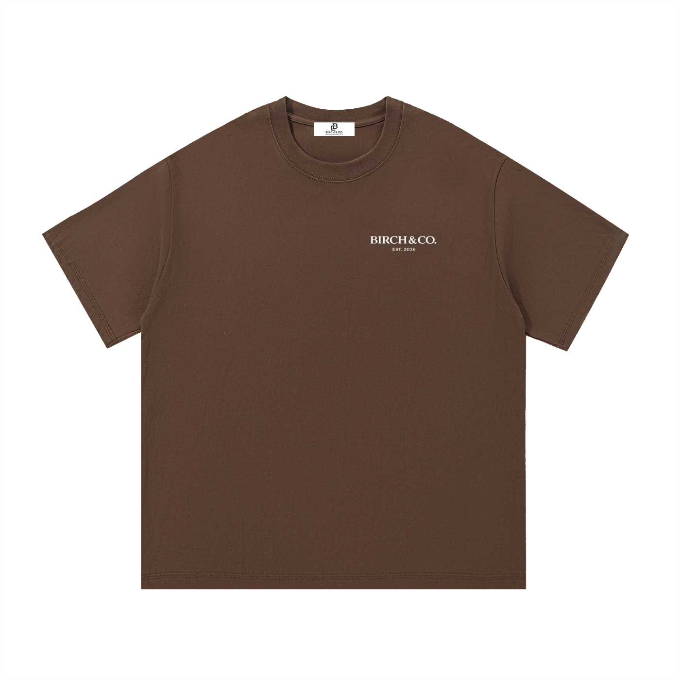 Birch & Co. Heavyweight Essential Cotton T-Shirt