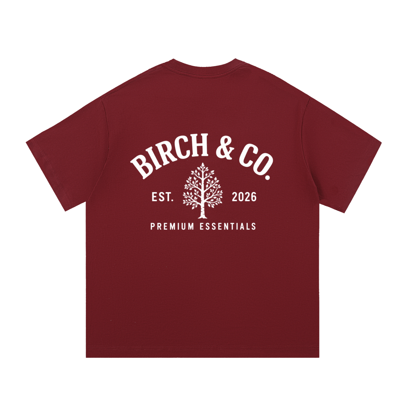 Birch & Co. Heavyweight Essential Cotton T-Shirt