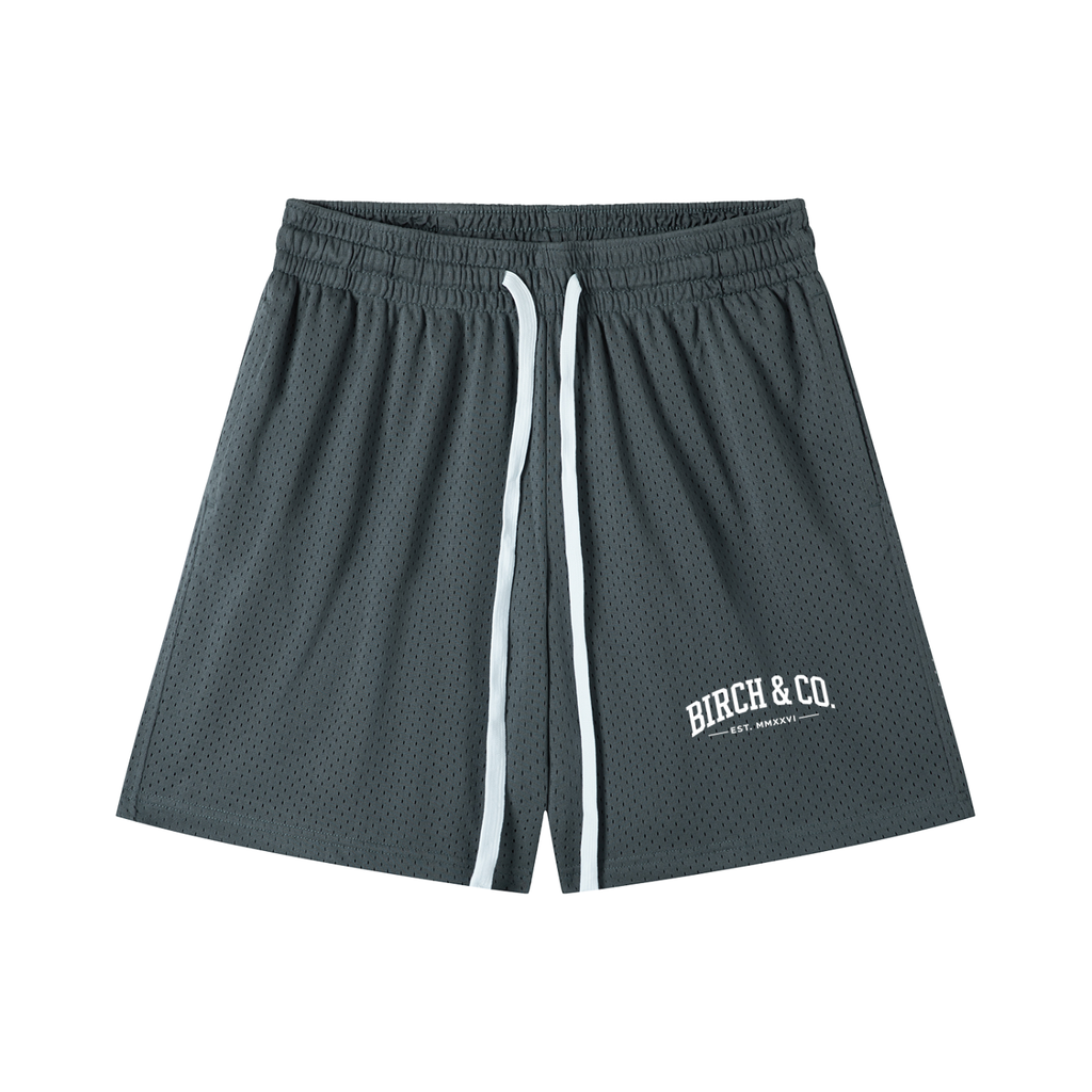 Birch & Co. Essential Mesh Drawstring Shorts