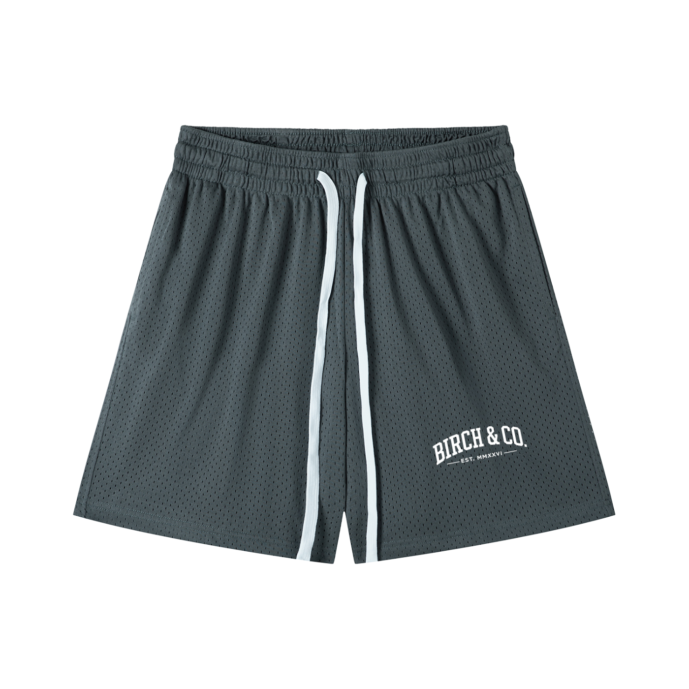 Birch & Co. Essential Mesh Drawstring Shorts