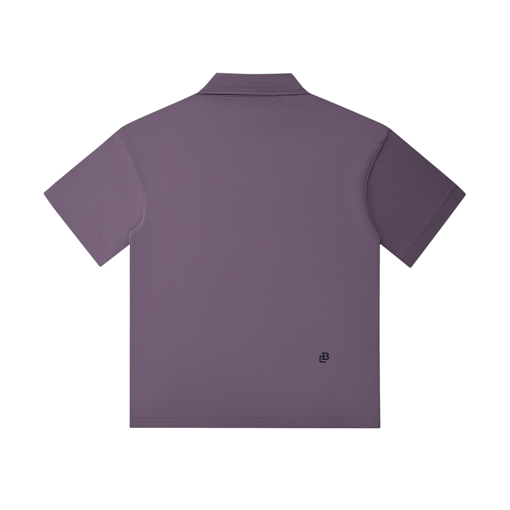 Birch & Co. Essential Drop-Shoulder Polo