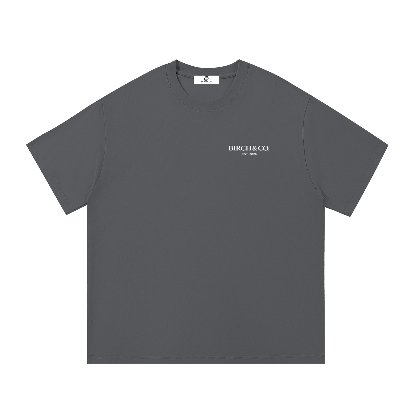 Birch & Co. Heavyweight Essential Cotton T-Shirt