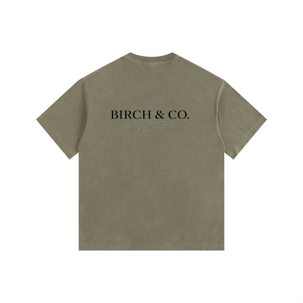 Birch & Co. Vintage Wash Oversized Tee