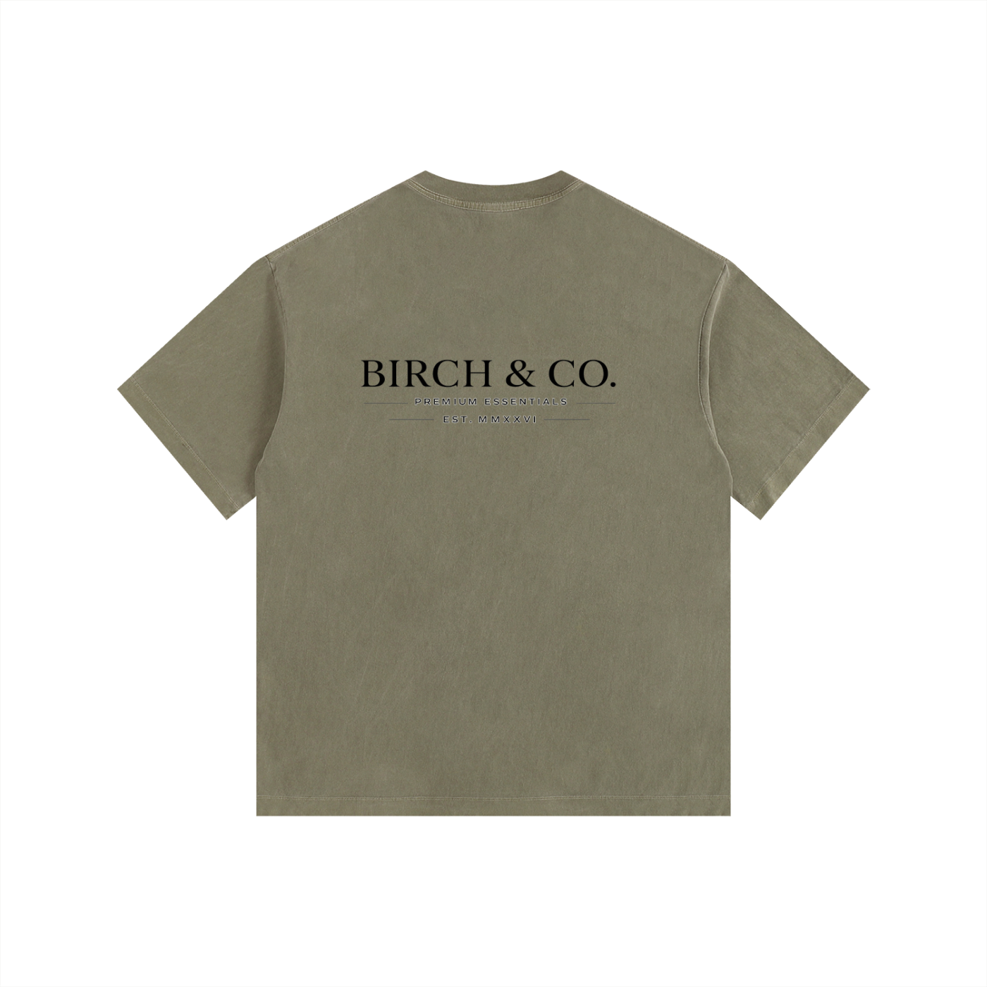 Birch & Co. Vintage Wash Oversized Tee
