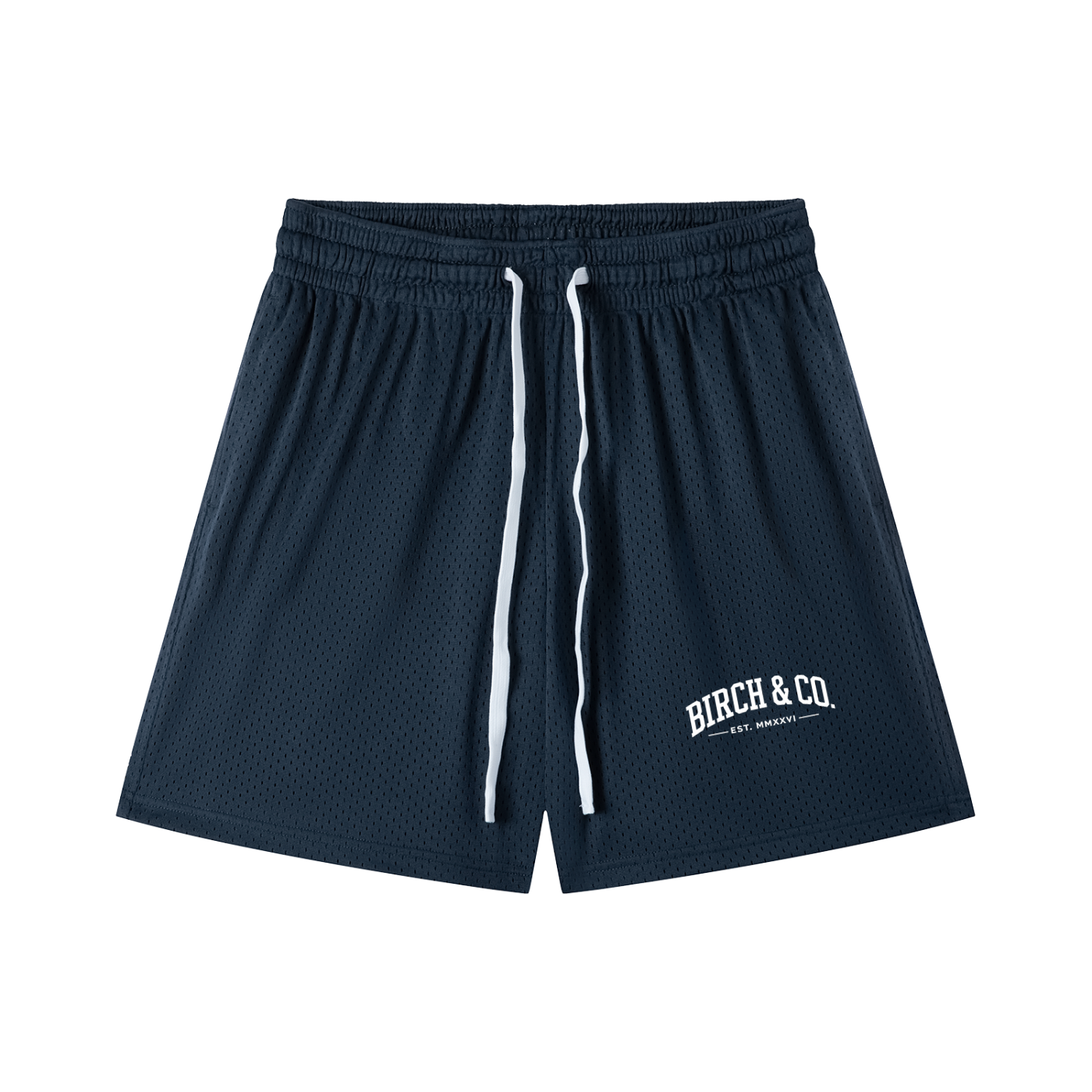 Birch & Co. Essential Mesh Drawstring Shorts