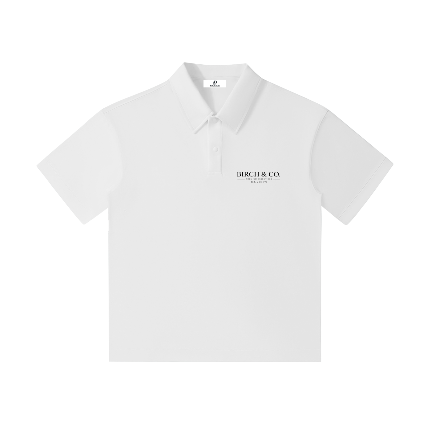 Birch & Co. Essential Drop-Shoulder Polo
