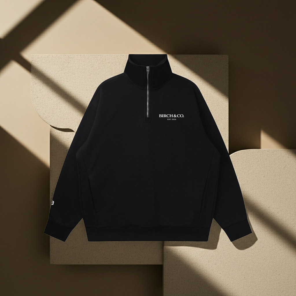 Birch & Co. Essential Quarter-Zip Sweatshirt