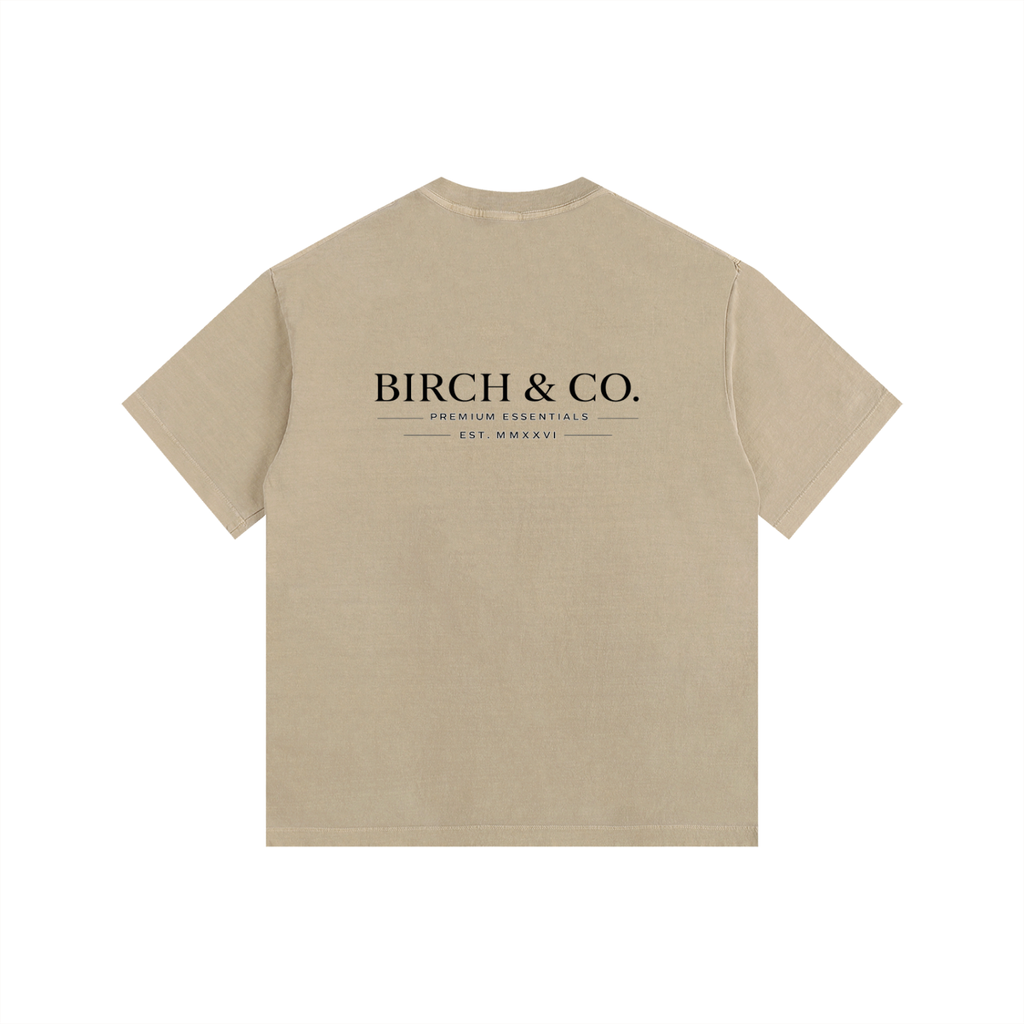 Birch & Co. Vintage Wash Oversized Tee