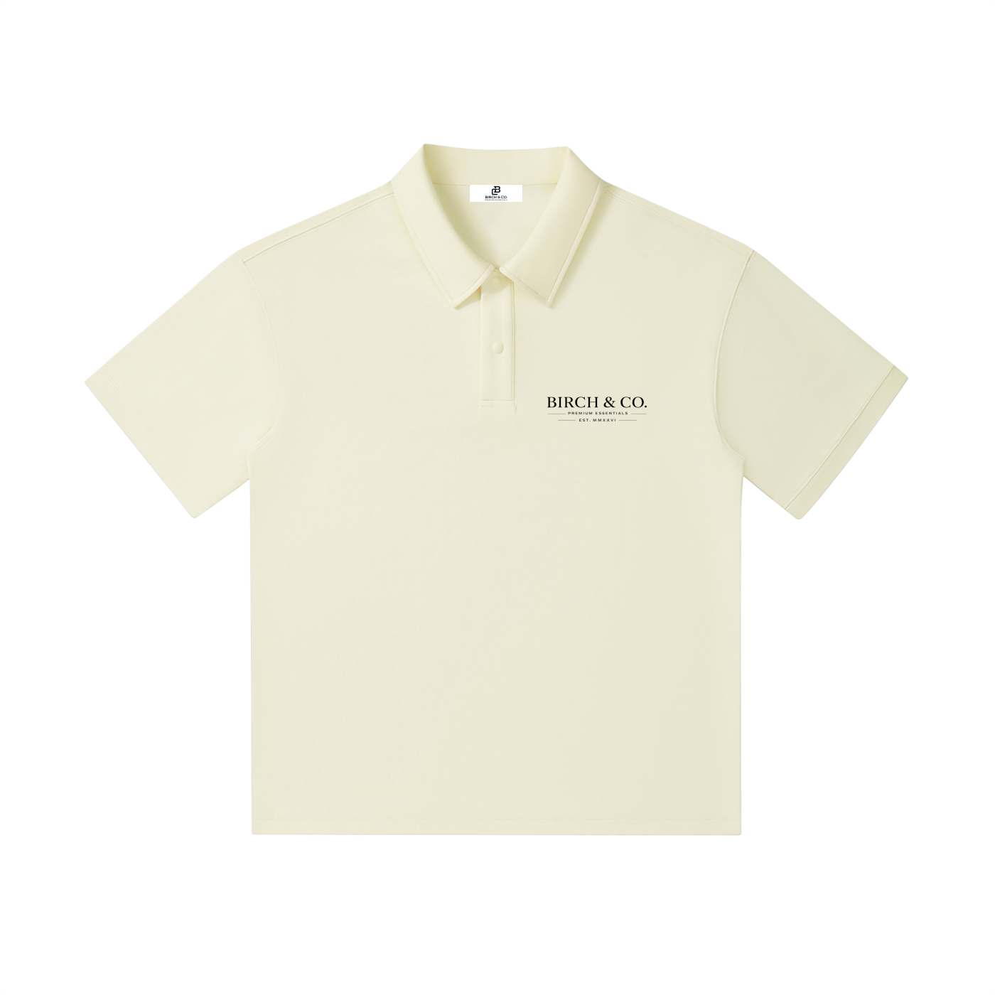 Birch & Co. Essential Drop-Shoulder Polo