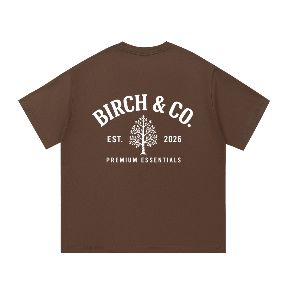 Birch & Co. Heavyweight Essential Cotton T-Shirt