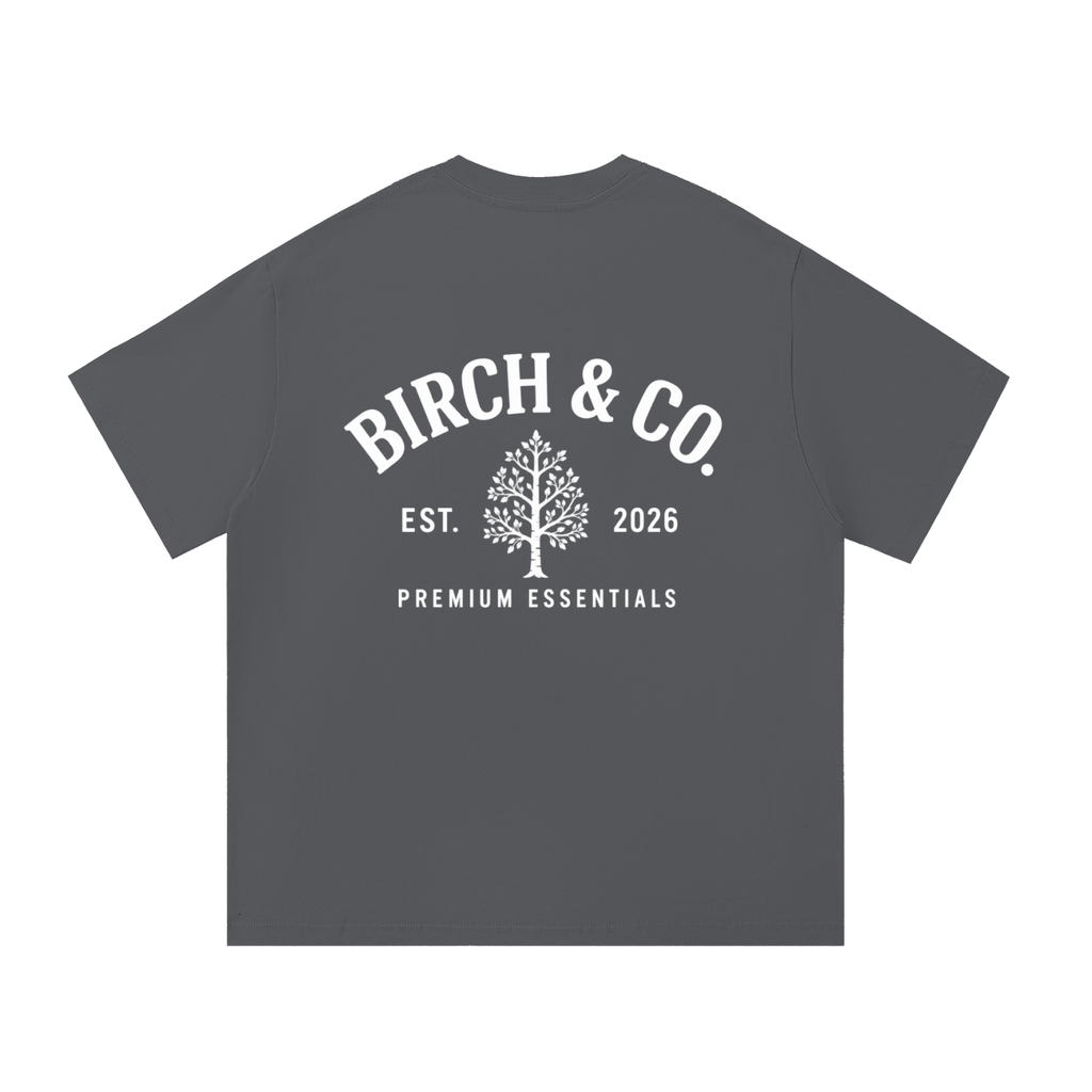 Birch & Co. Heavyweight Essential Cotton T-Shirt