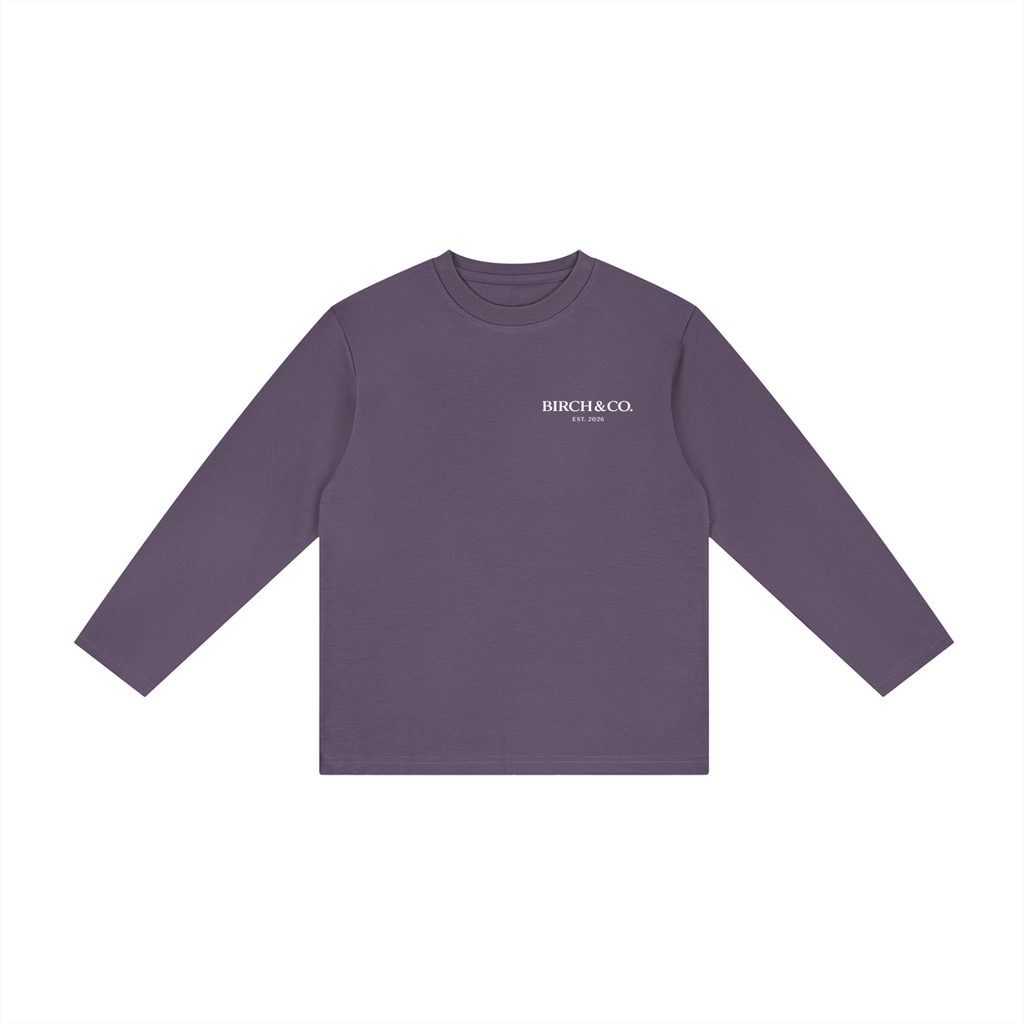 Kid's Drop Shoulder Long Sleeve T-Shirt