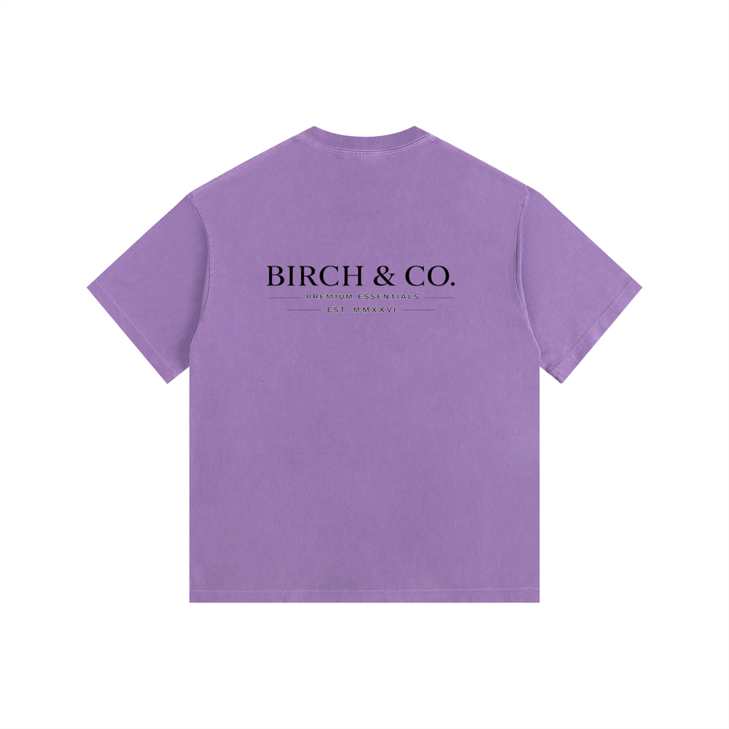 Birch & Co. Vintage Wash Oversized Tee