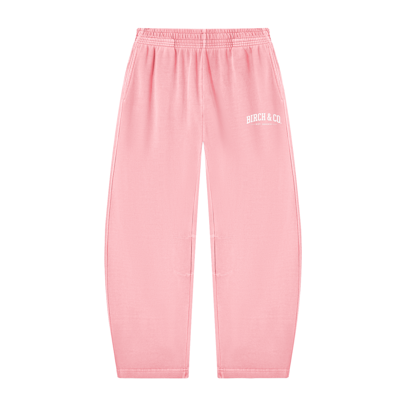 Unisex Vintage Washed Barrel Leg Sweatpants
