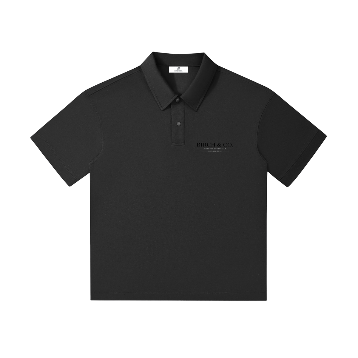 Birch & Co. Essential Drop-Shoulder Polo