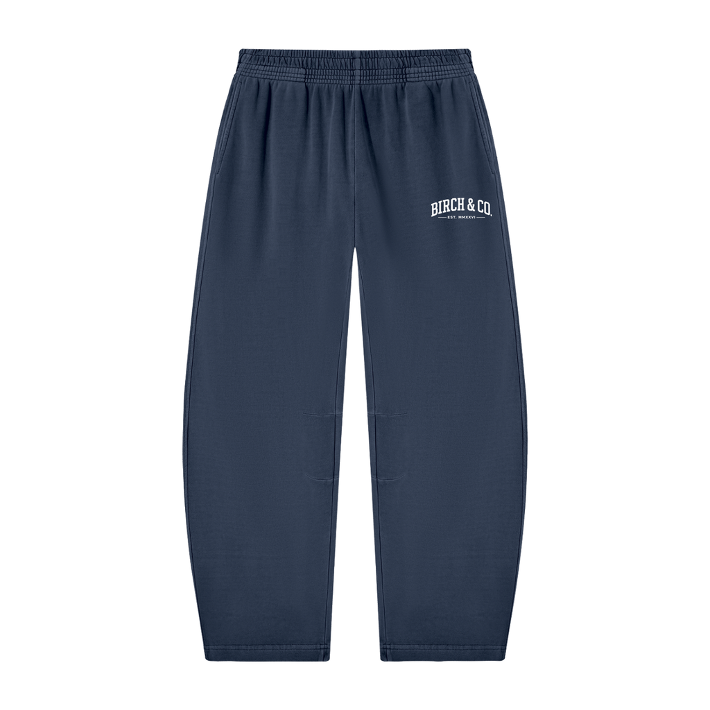 Vintage Washed Barrel Leg Sweatpants