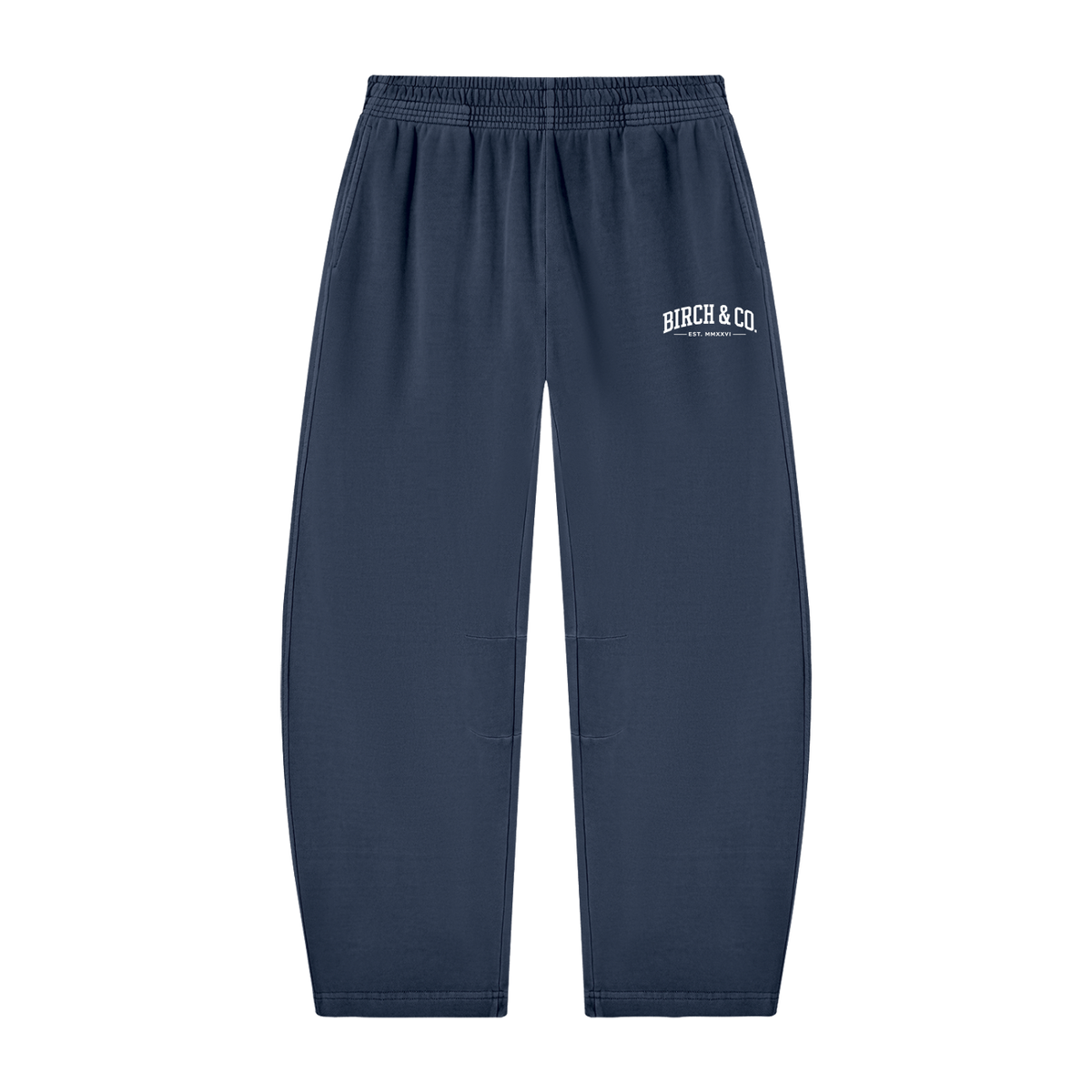 Vintage Washed Barrel Leg Sweatpants