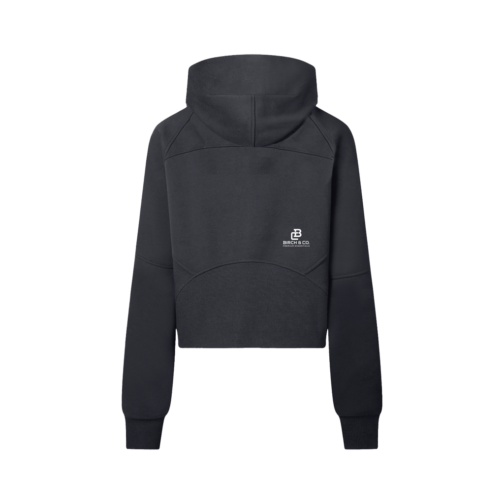Cropped Half-Zip Hoodie